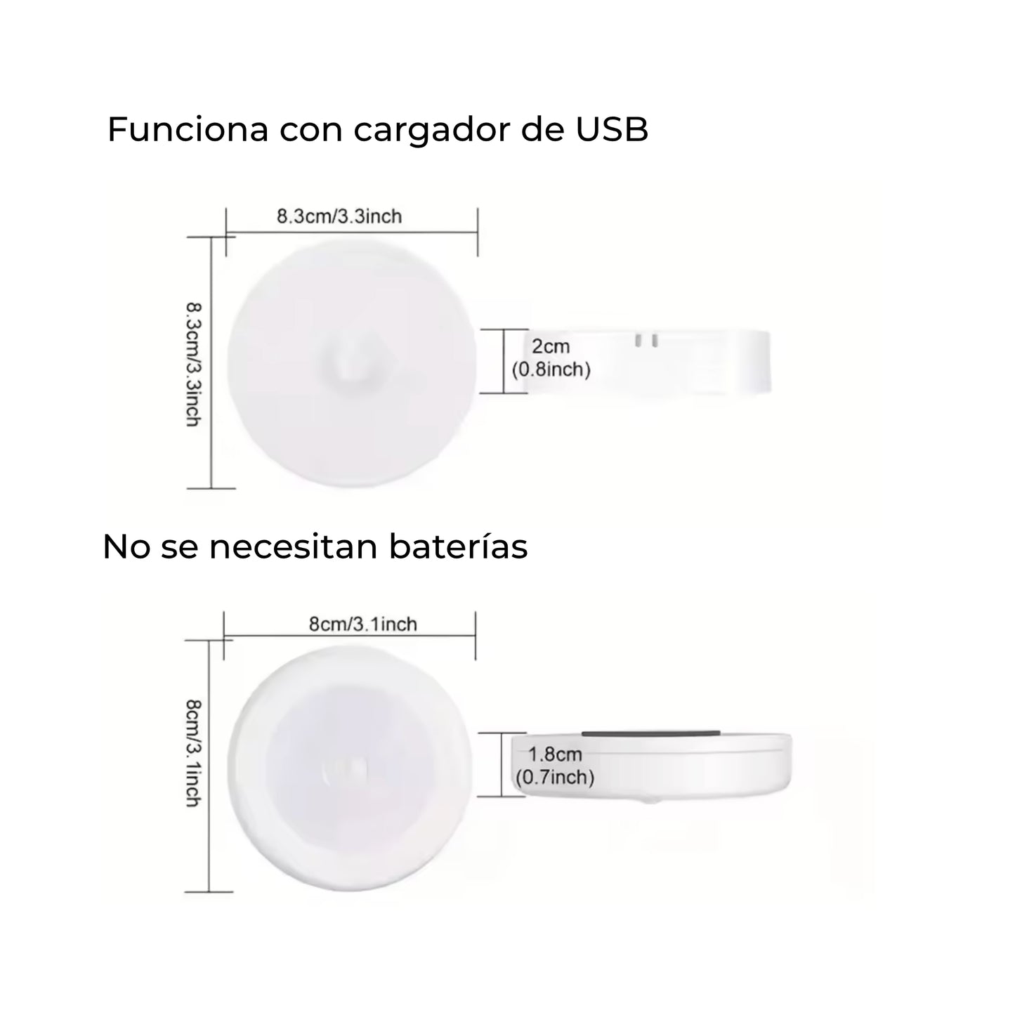 Luz LED con Sensor de Movimiento