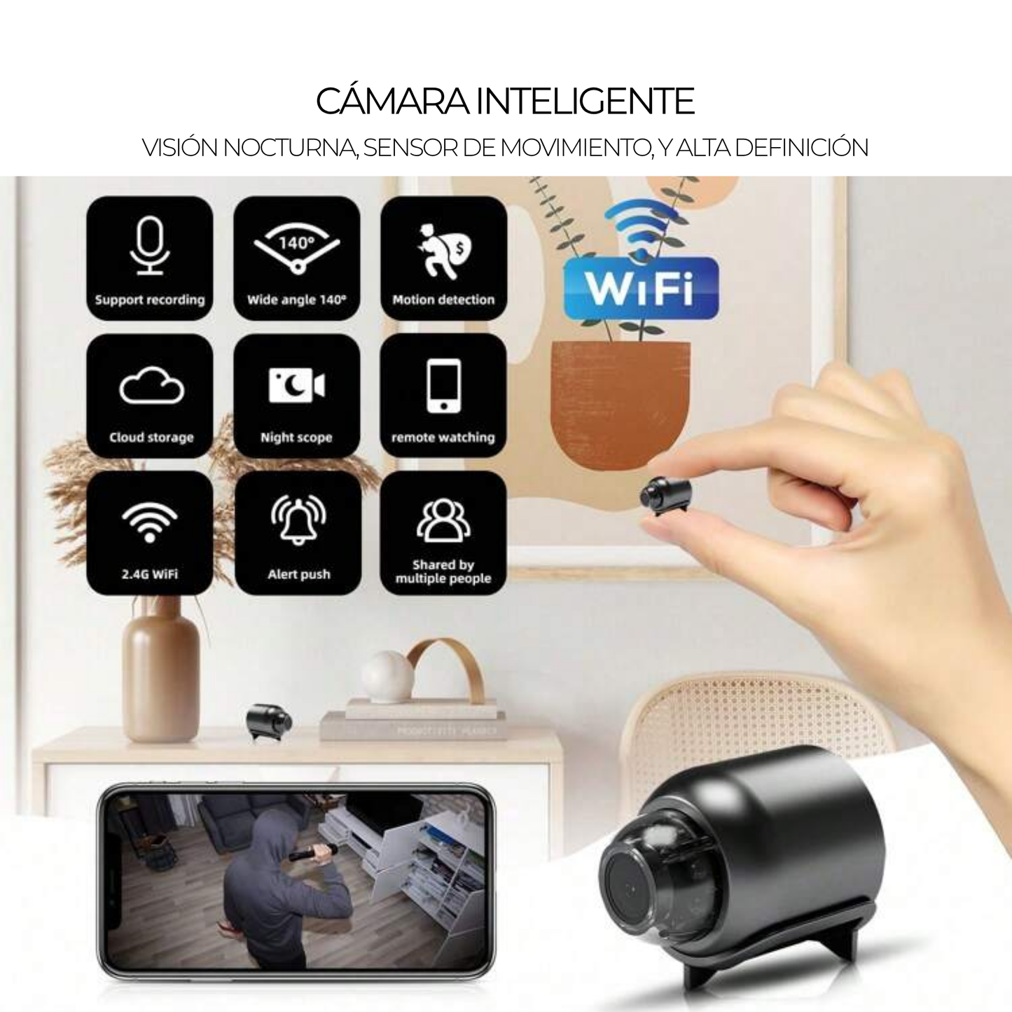 Mini Cámara Wifi