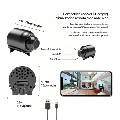 Mini Cámara Wifi