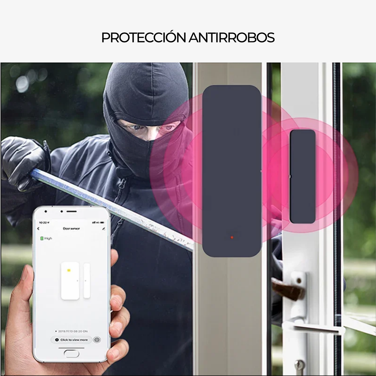 Sensor para Puertas y Ventanas
